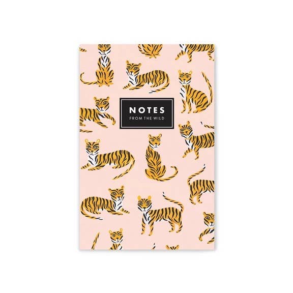 Notes From The Wild Mini Notepad - Tigers