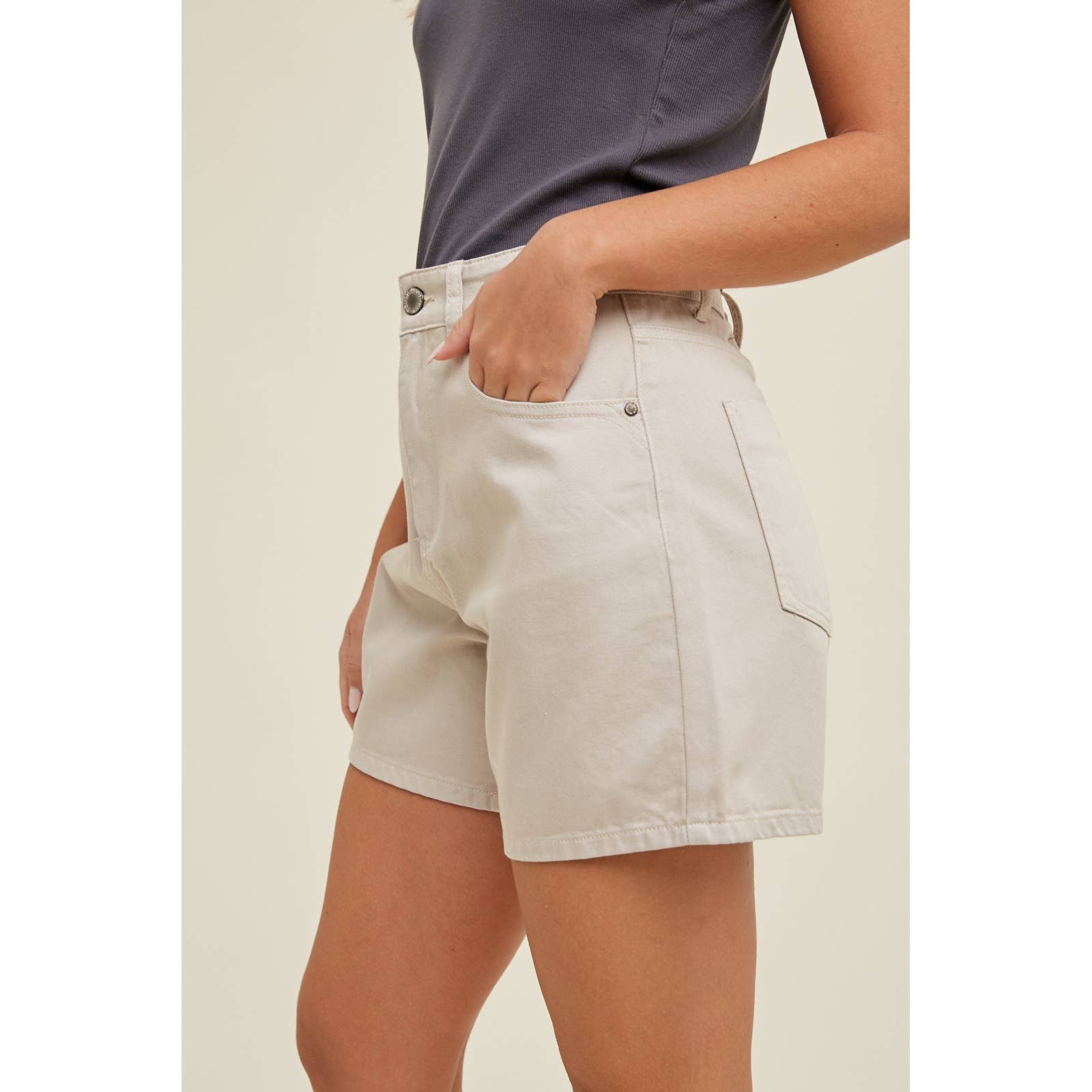 Classic Denim Mom Shorts