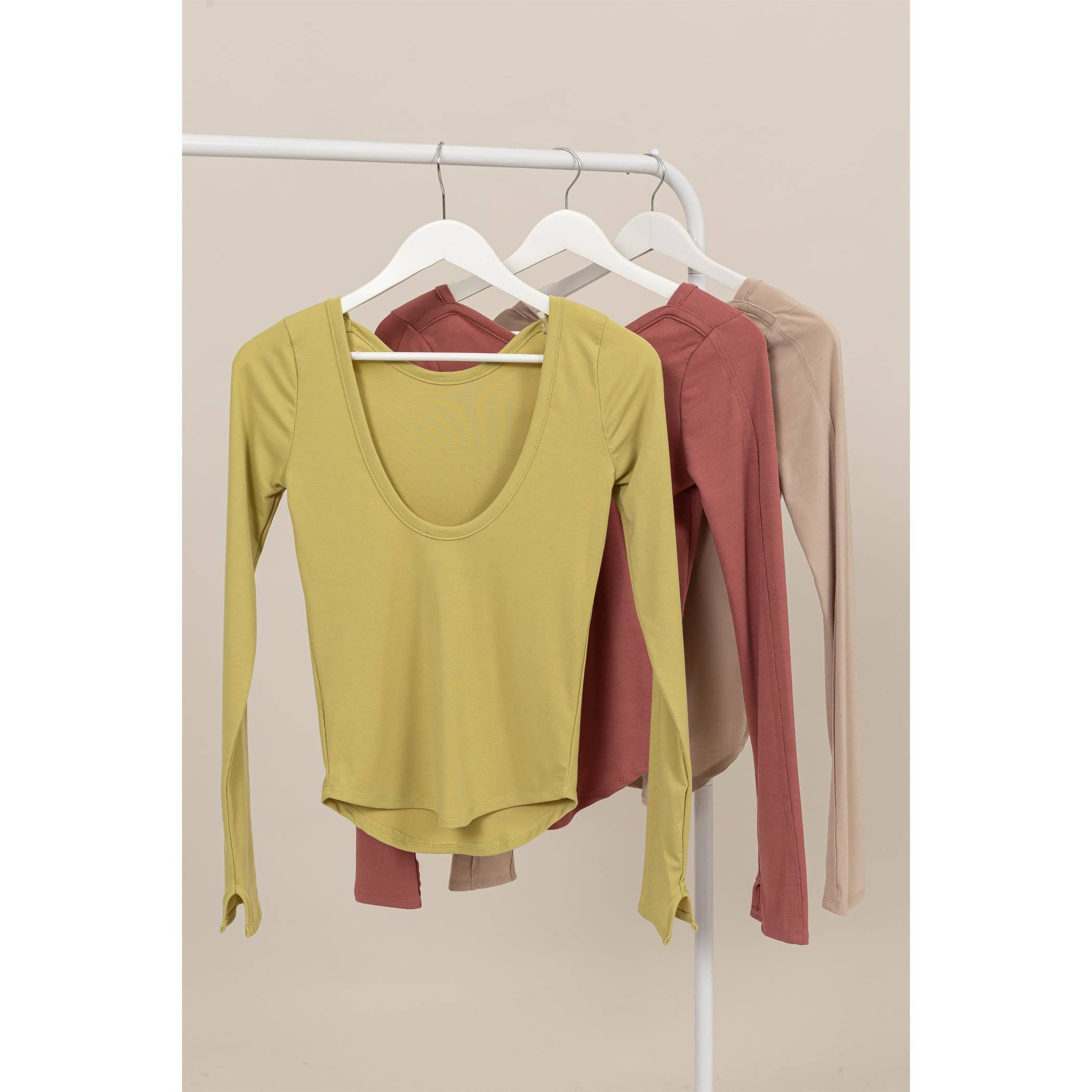 Tara Scoop Back Tee