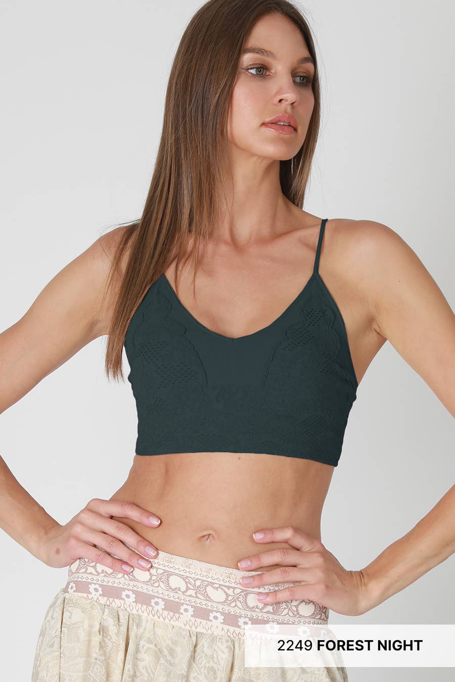 Lace Embroidered Bralette