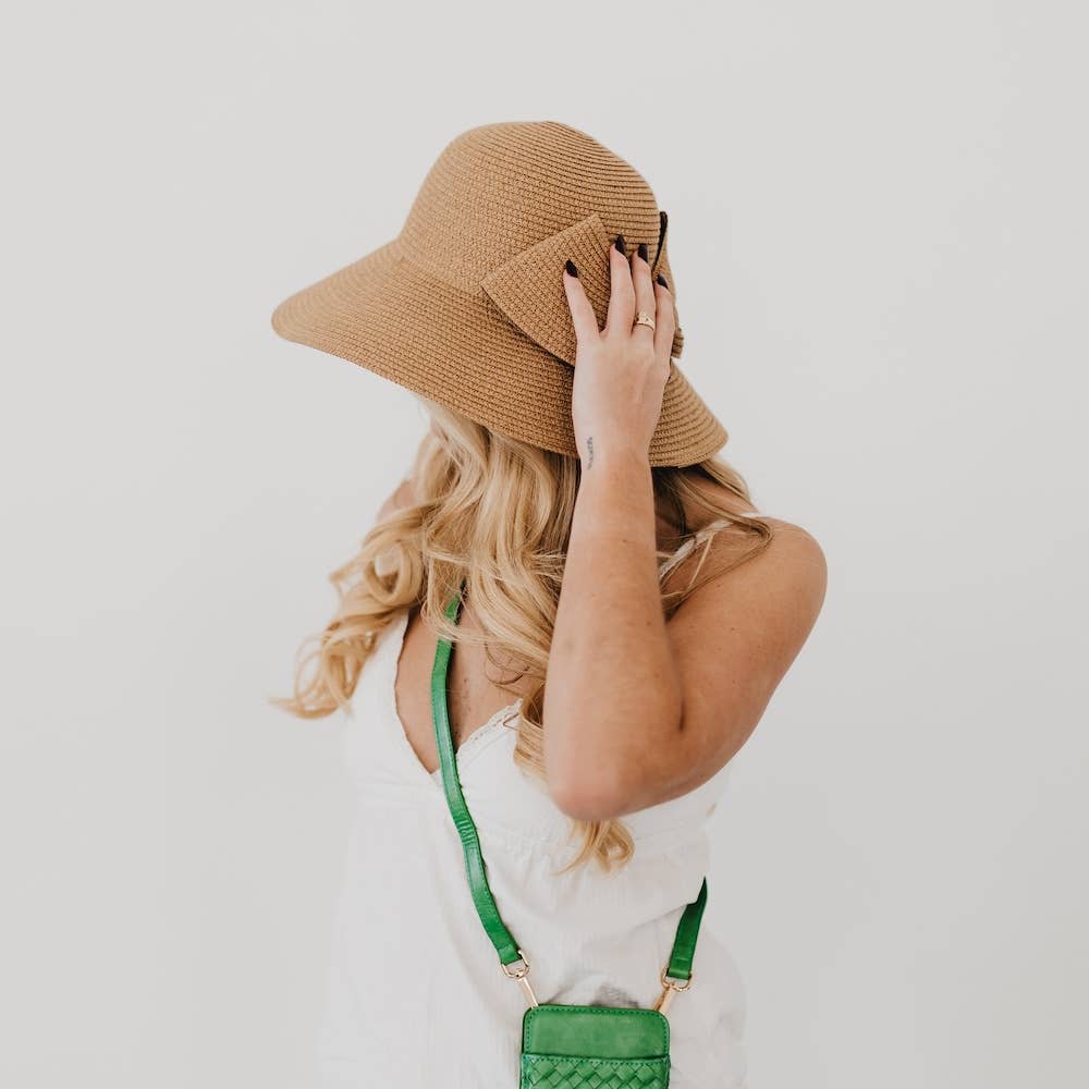 Berlin Bow Straw Sun Hat