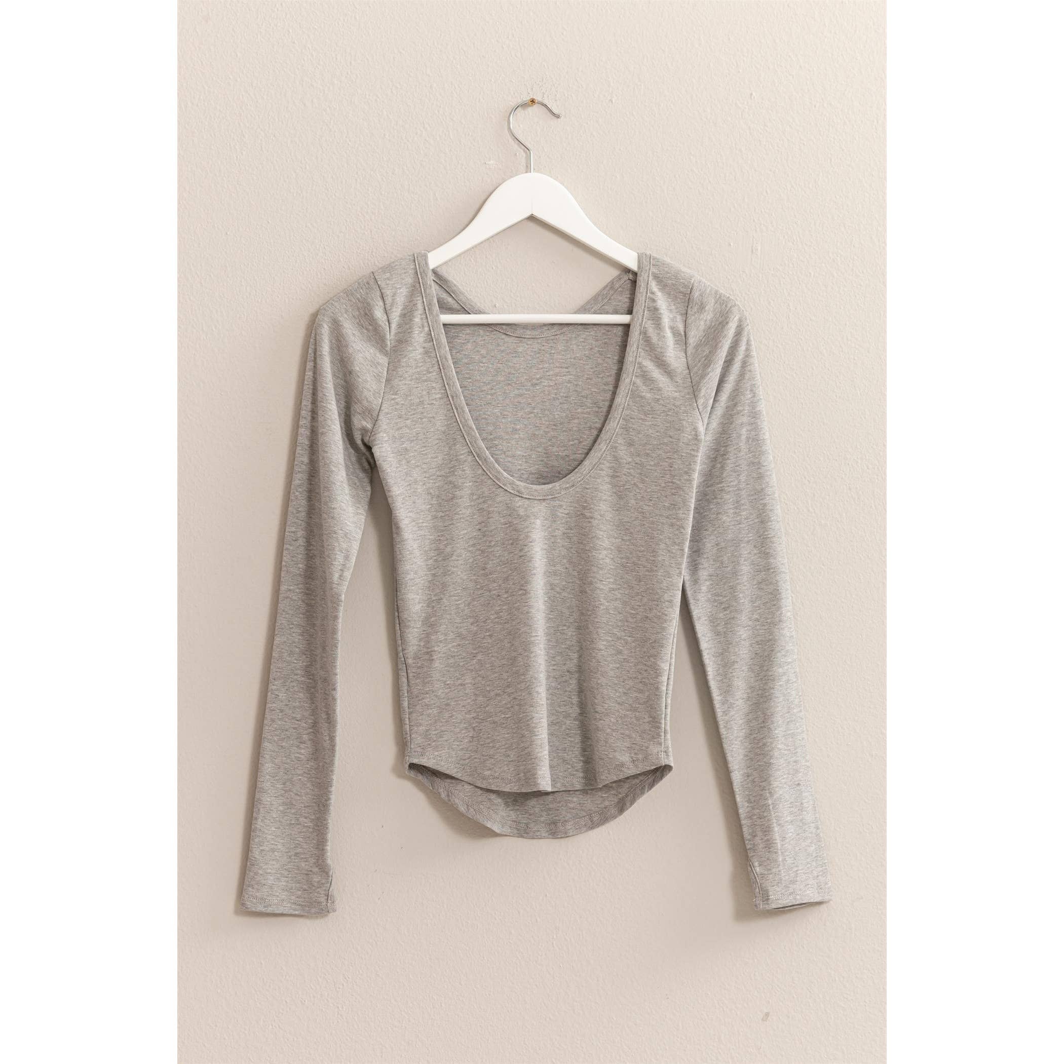 Tara Scoop Back Tee