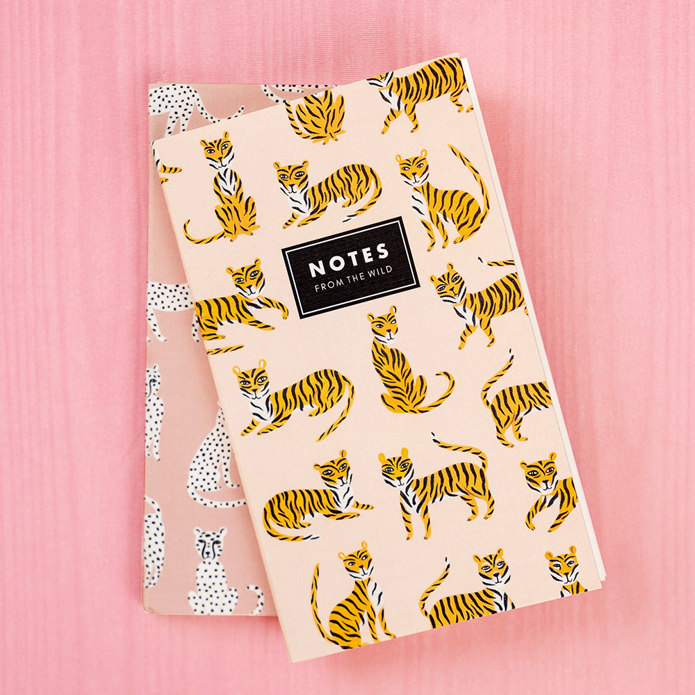 Notes From The Wild Mini Notepad - Tigers