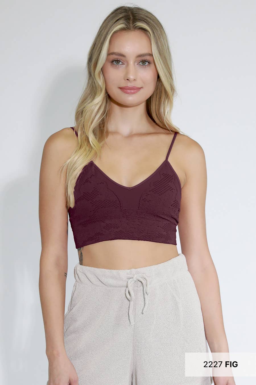 Lace Embroidered Bralette