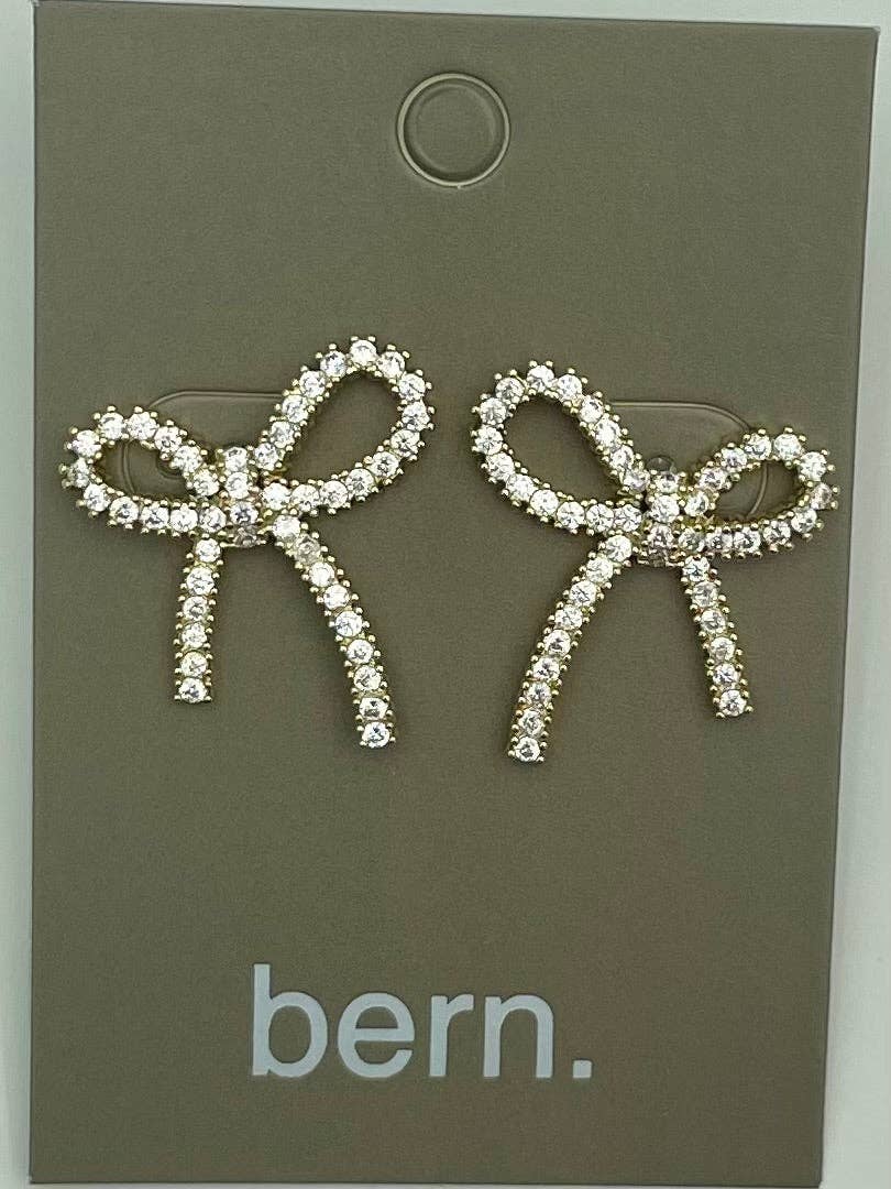 CHIC - Delicate CZ Bow (gold)