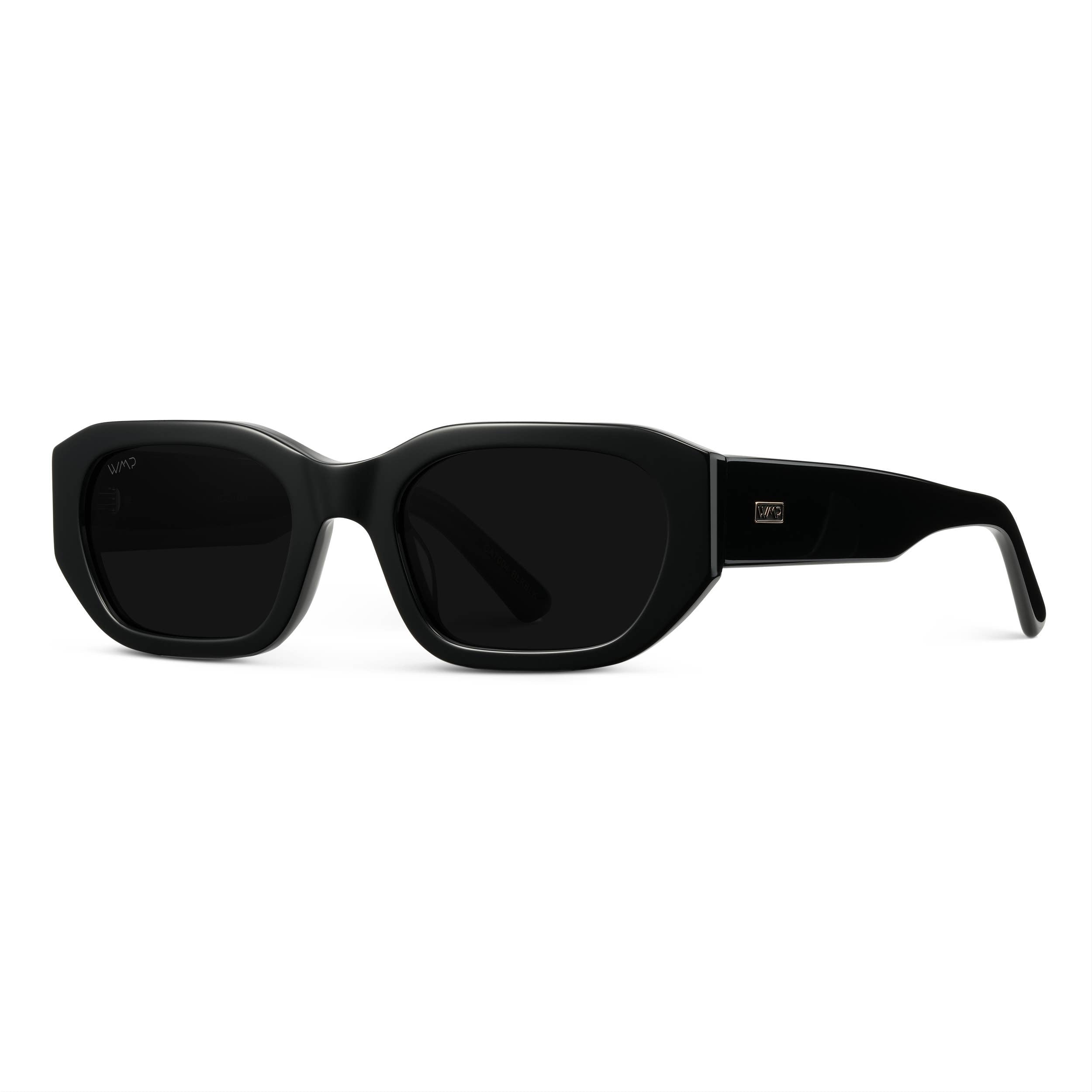 London - Bold Rectangular Statement Polarized Sunglasses