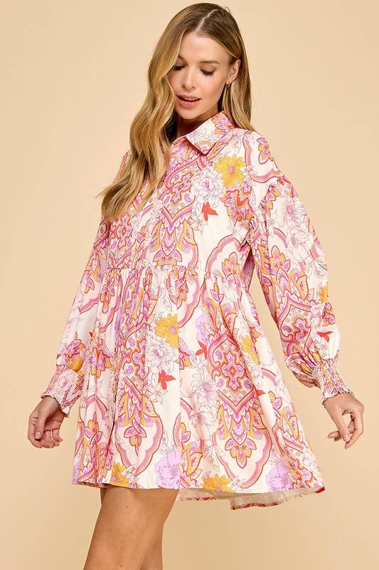 Molly Button Down Shirt Dress