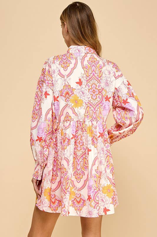Molly Button Down Shirt Dress