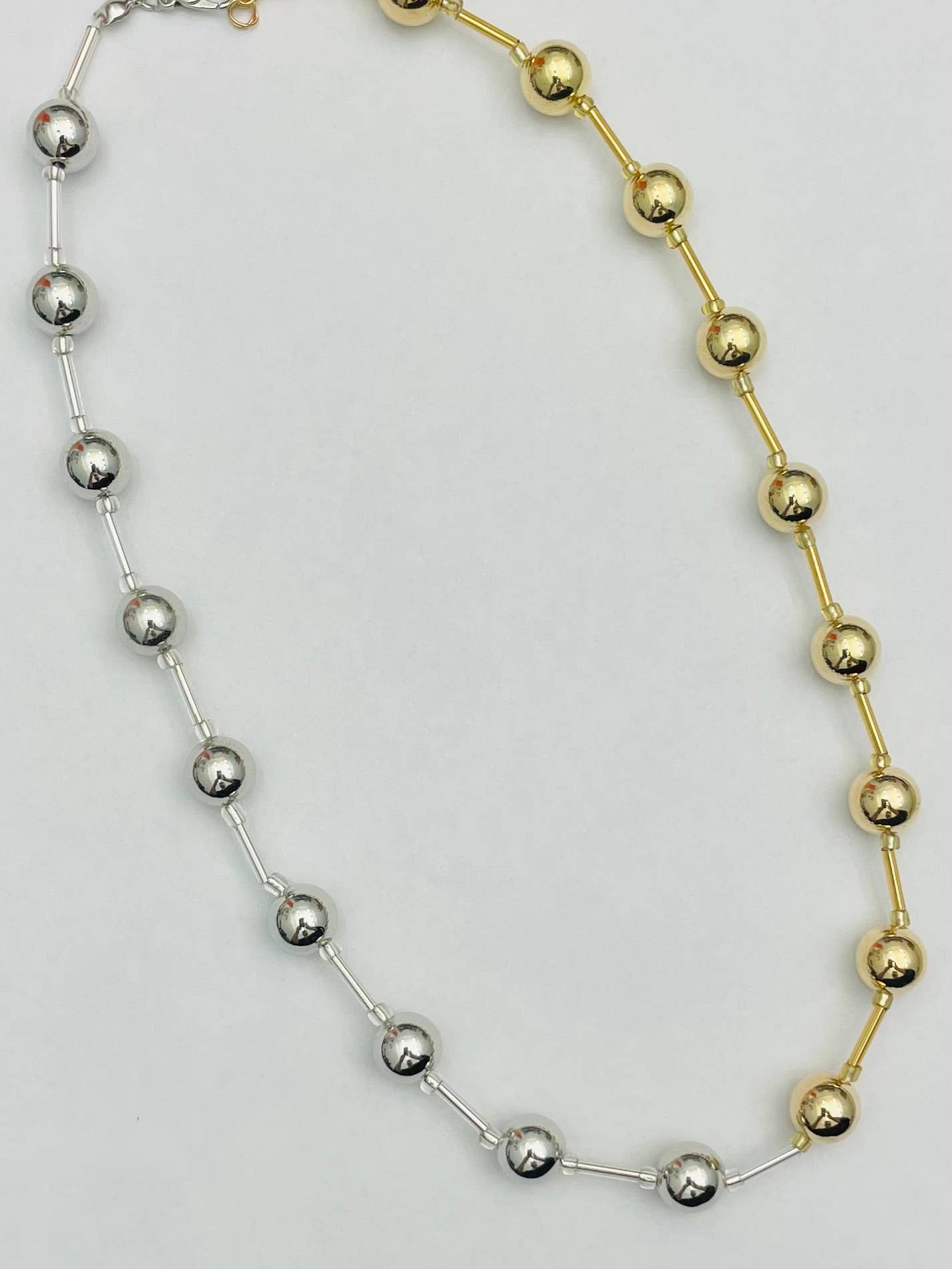 CHIC - Two-Tone Ball Necklace (gold-silver)