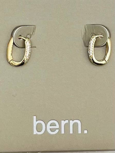 GOLDEN - Suzi Huggie (gold/pave) BER202