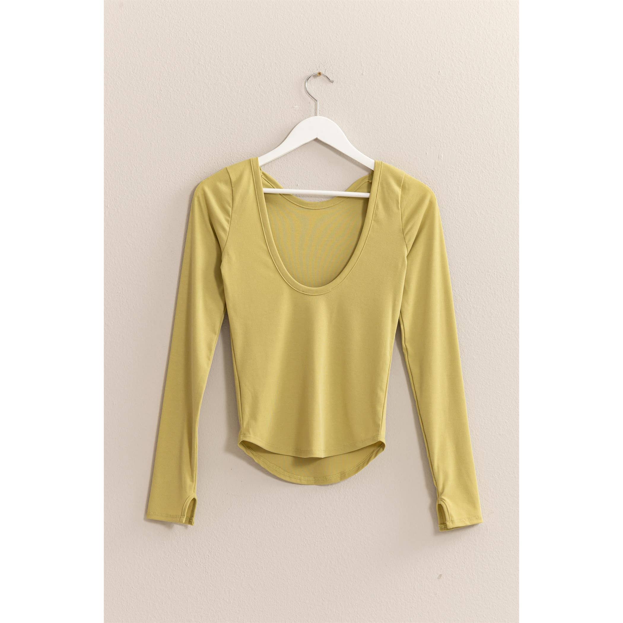 Tara Scoop Back Tee