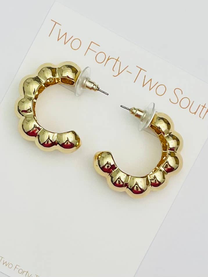 GOLDEN - Wide Bubble Hoop