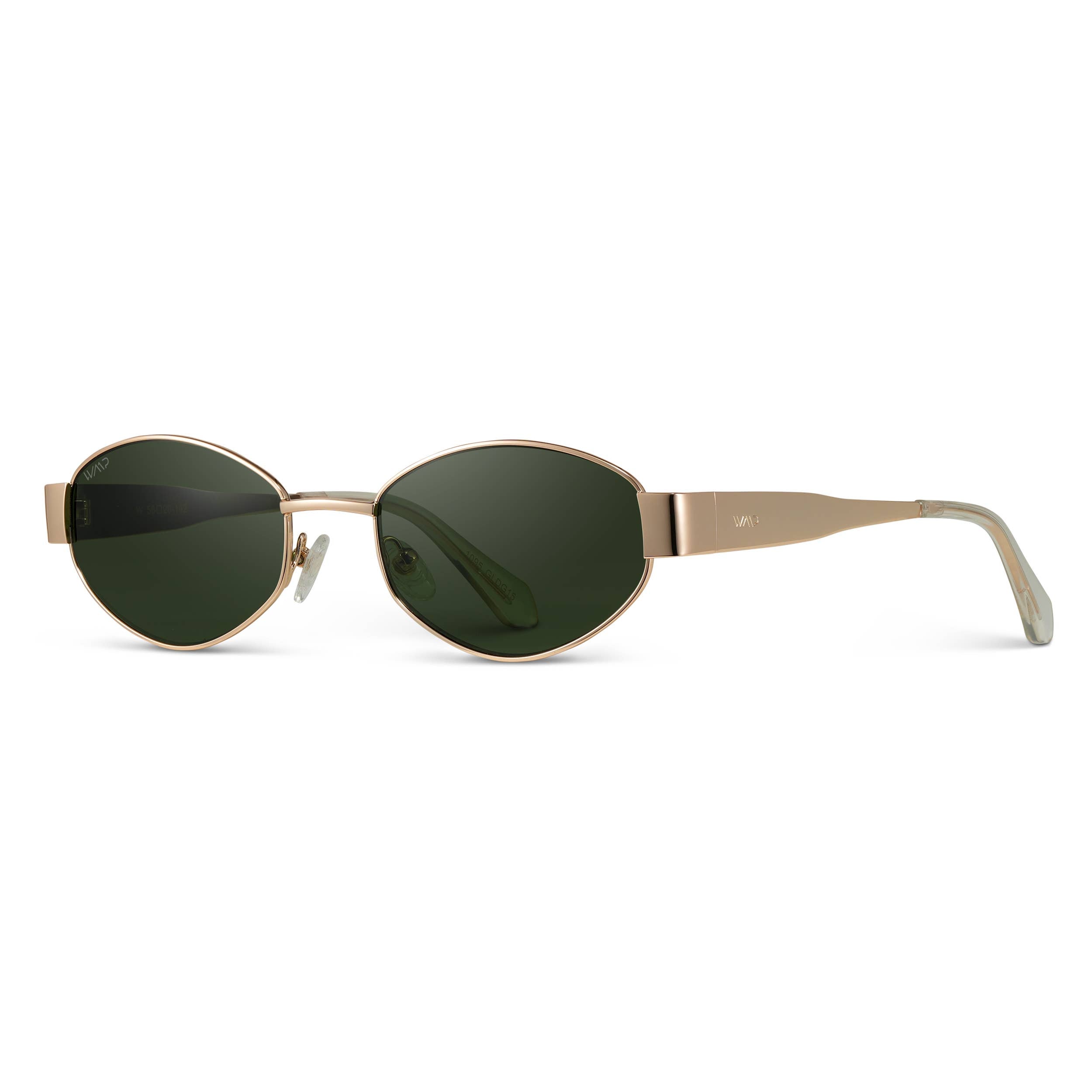 Verona - Small Oval Metal Frame Sunglasses