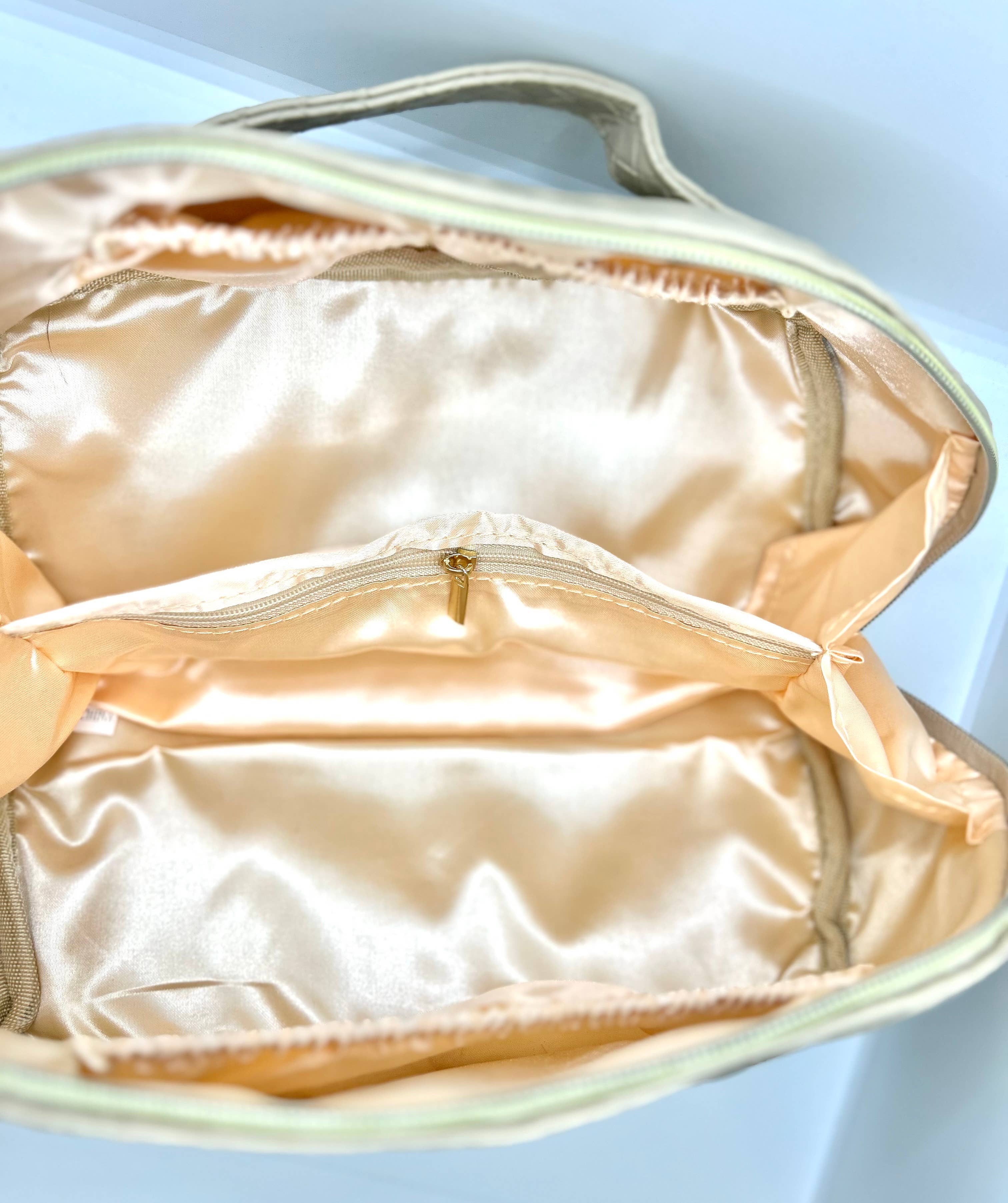 BAGS - Cosmetic/Jewelry Bag (nude weave)
