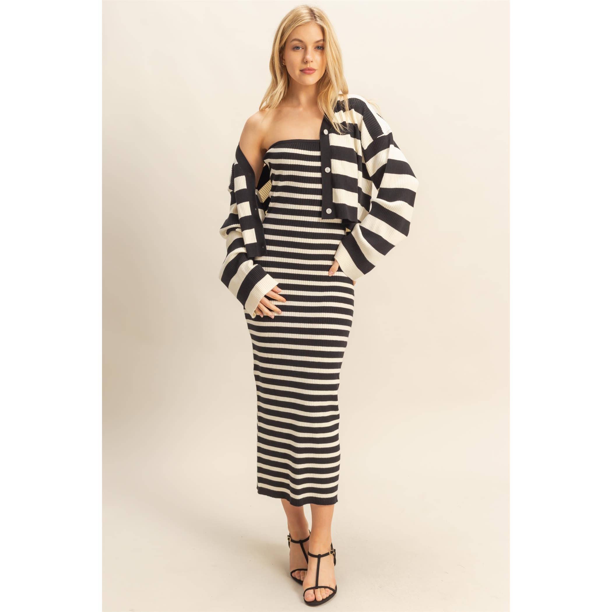 Dylan Cardigan and Dress Set