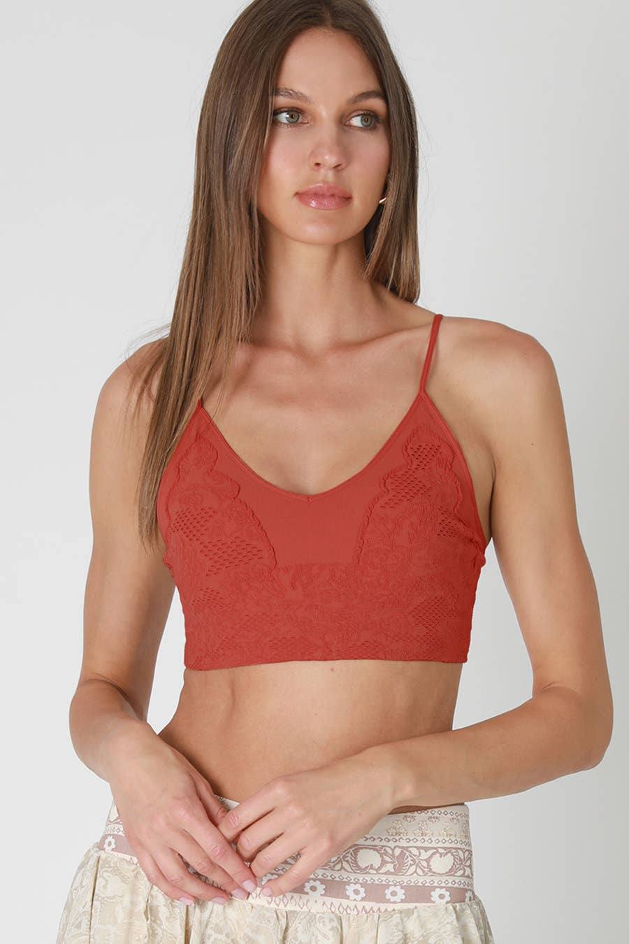Lace Embroidered Bralette