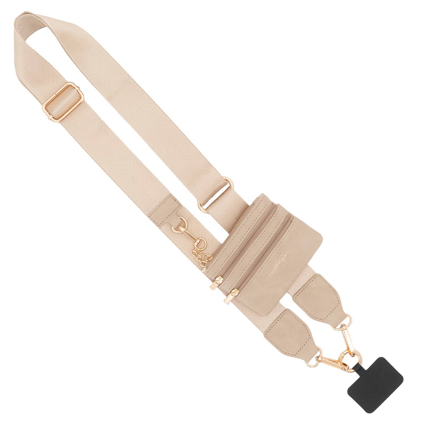 Clip & Go Crossbody Strap with Pouch - Neutral Collection