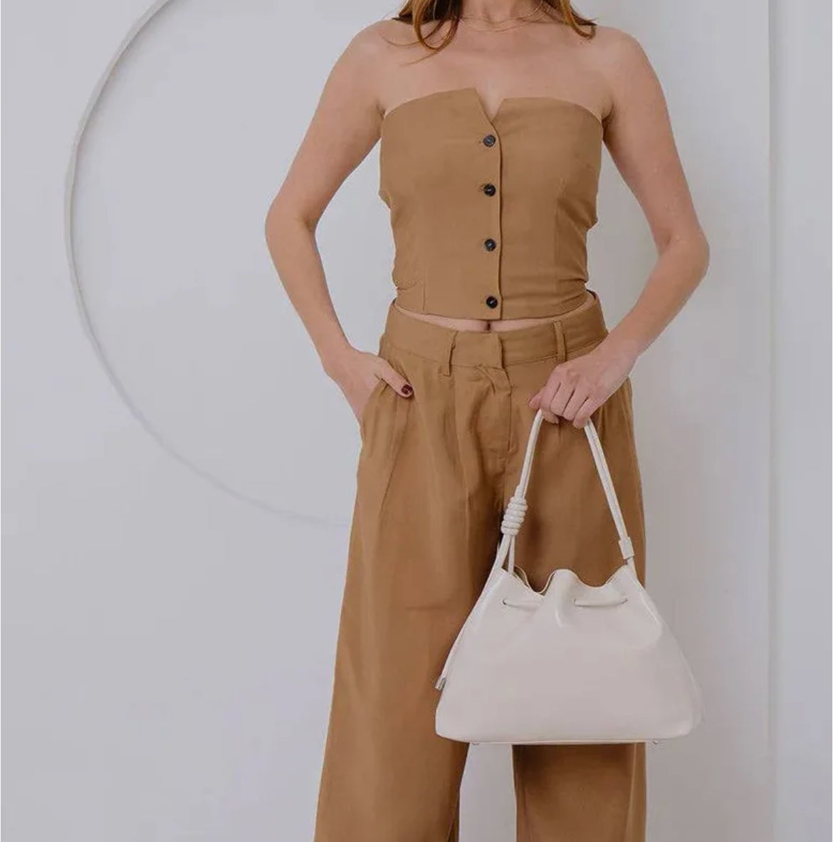 Margot Ivory Recycled Vegan Handbag