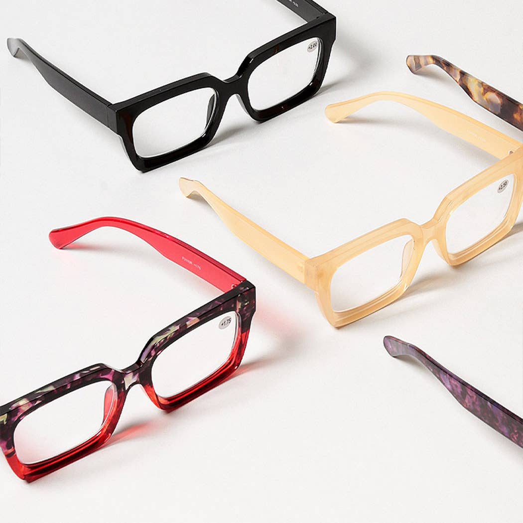 Women's Bold Square Frame Reading Glasses