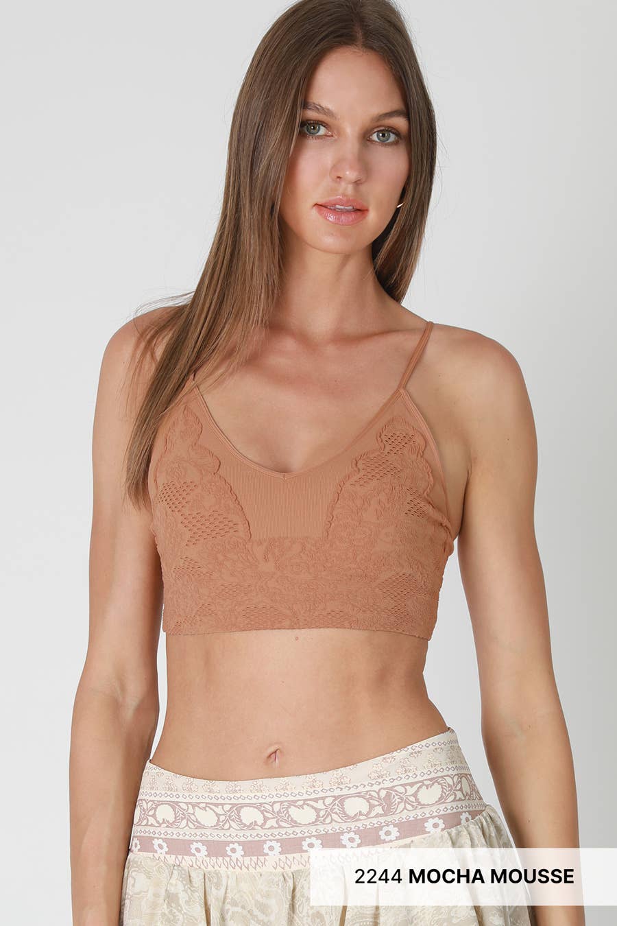 Lace Embroidered Bralette