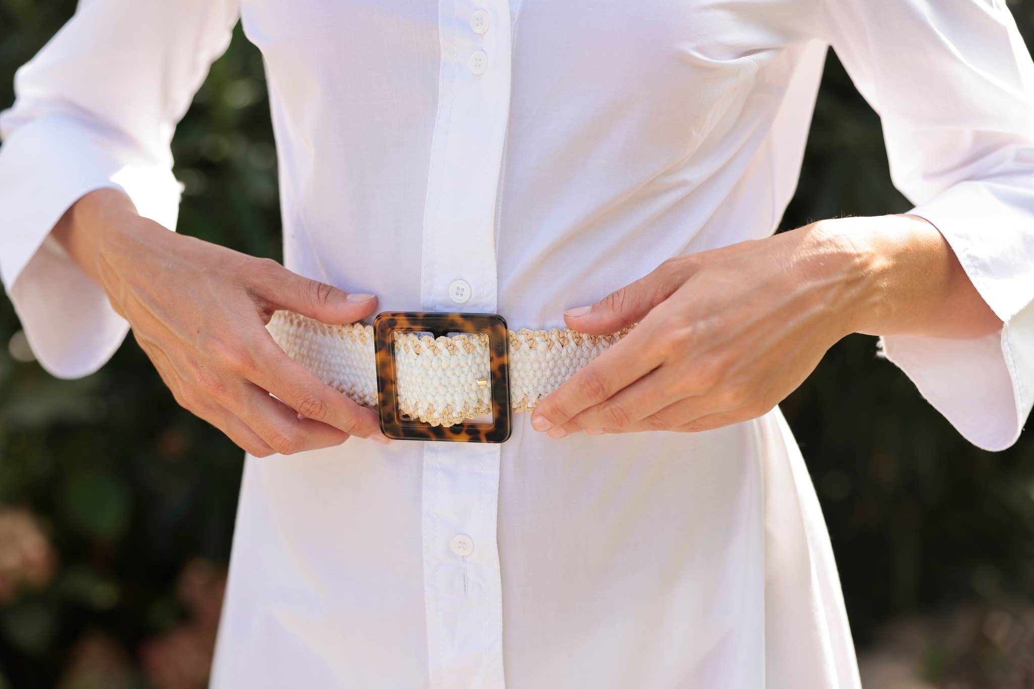 YARA BELT,WHITE