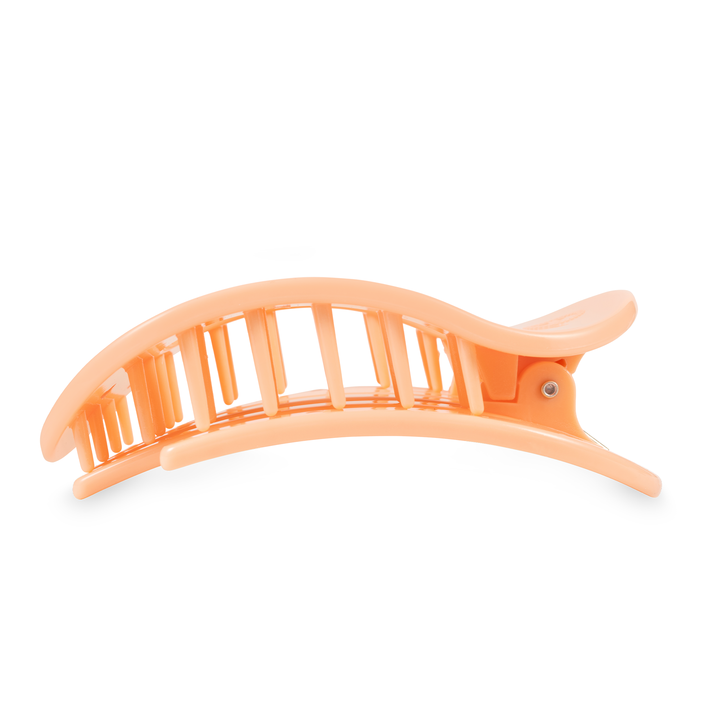 Peach Fuzz Large Flat Round Clip