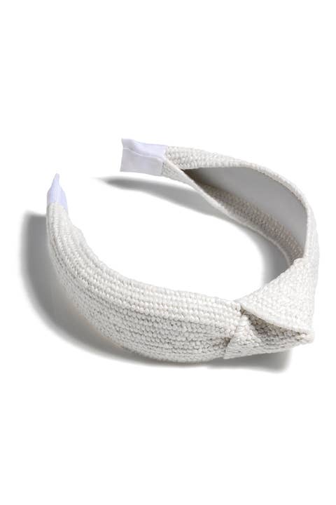 KNOTTED WOVEN HEADBAND