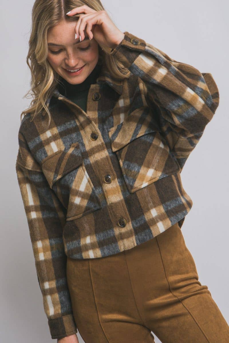 Laney Plaid Shacket