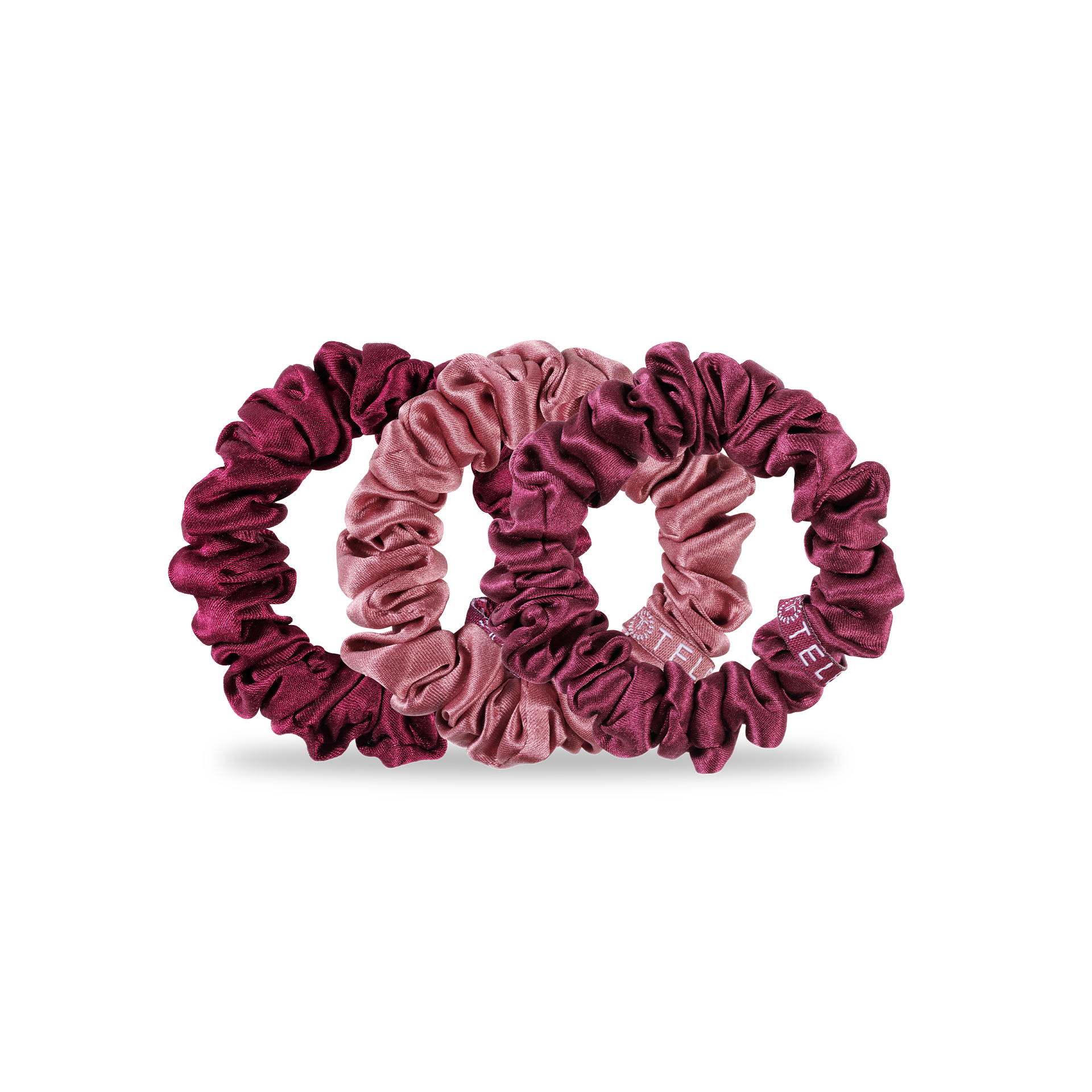 Silk Hair Scrunchie | Small | Burgundy Bliss