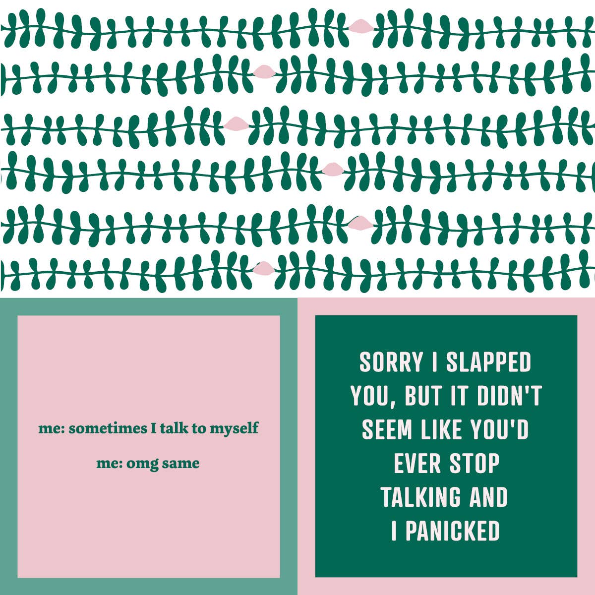 NAPKIN Talk To Self | Funny Party Gift | Cocktail Napkin