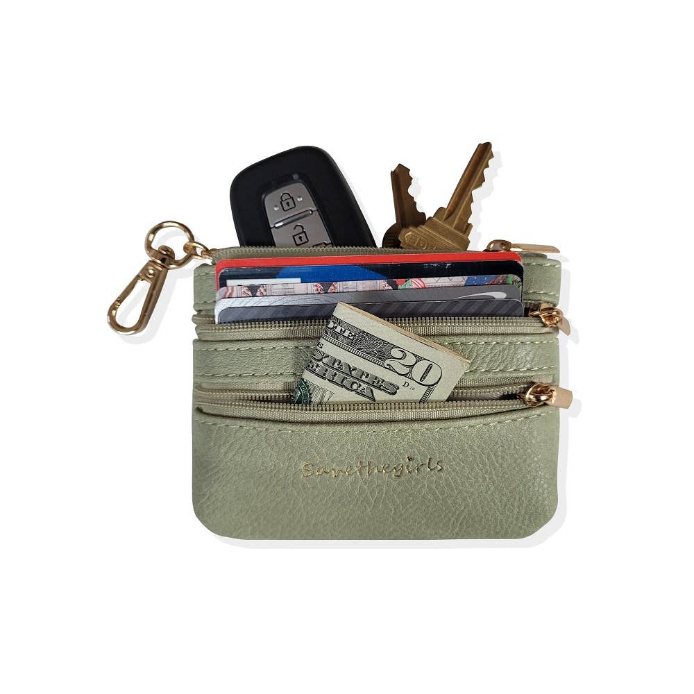 Clip & Go Crossbody Chain w/Zippered Pouch