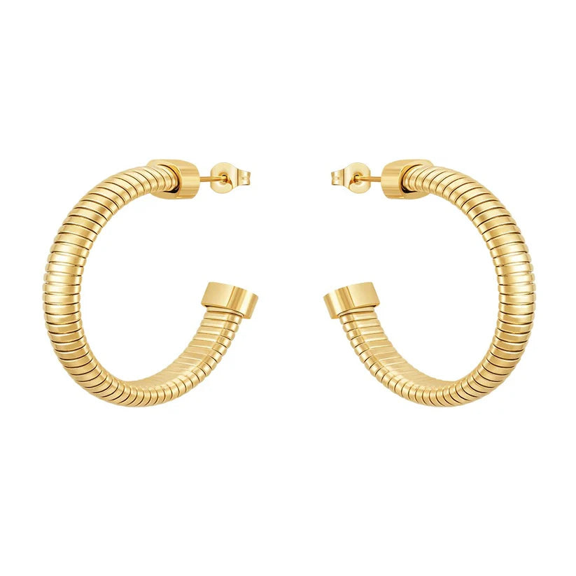Lily Snake Chain Earrings