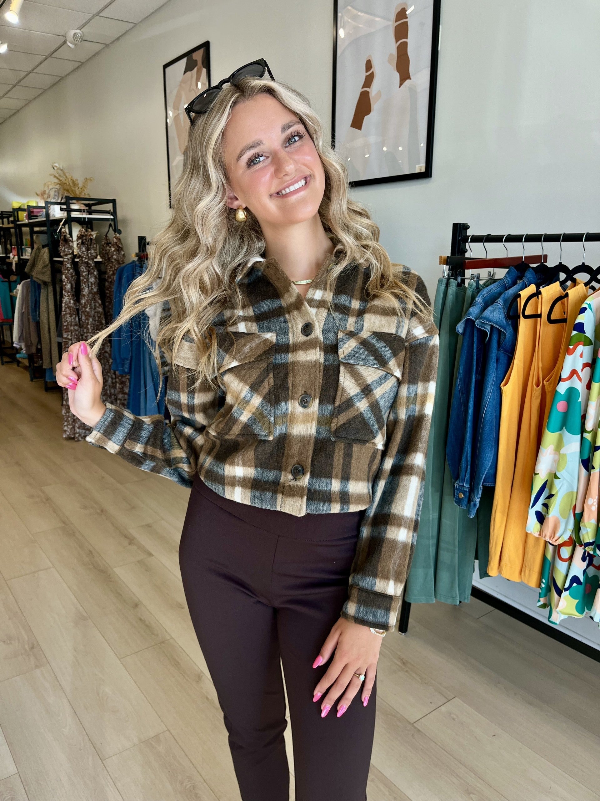 Laney Plaid Shacket