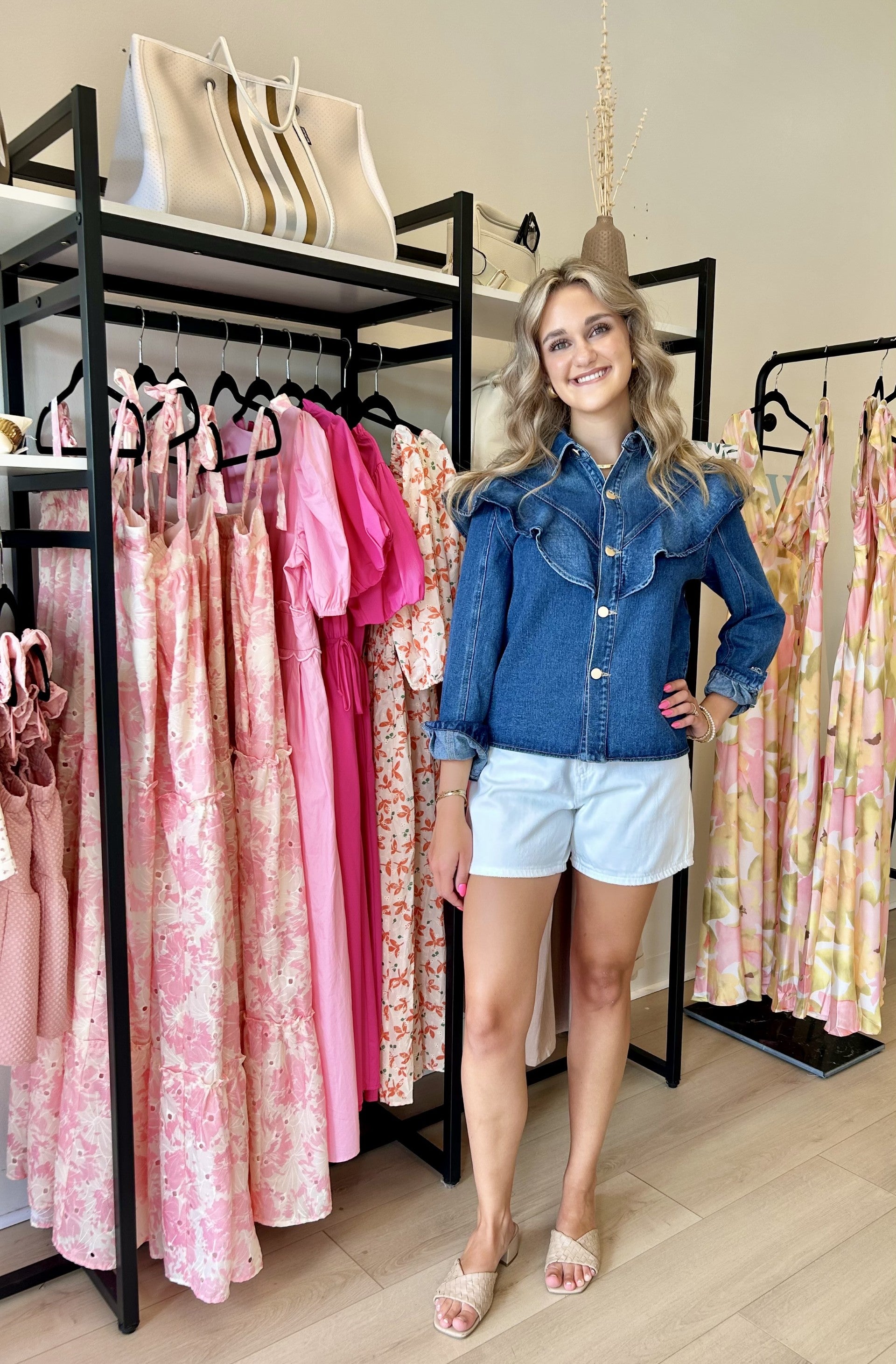 Marly Denim Top