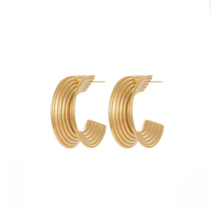 Sabrina Wave Hoops