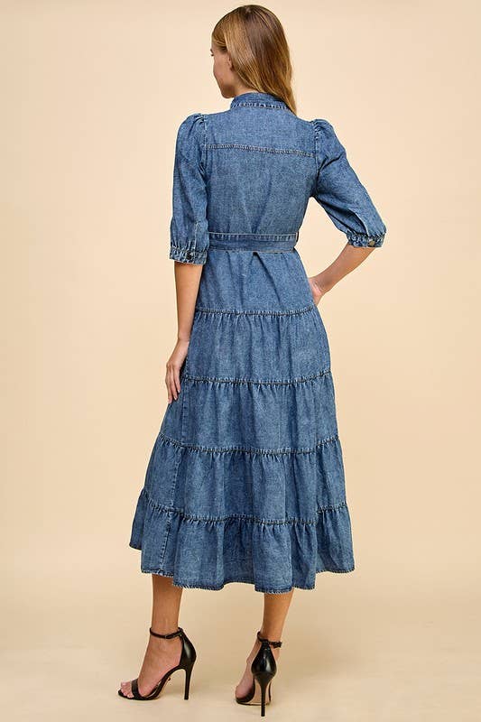 Josie Midi Shirt Dress