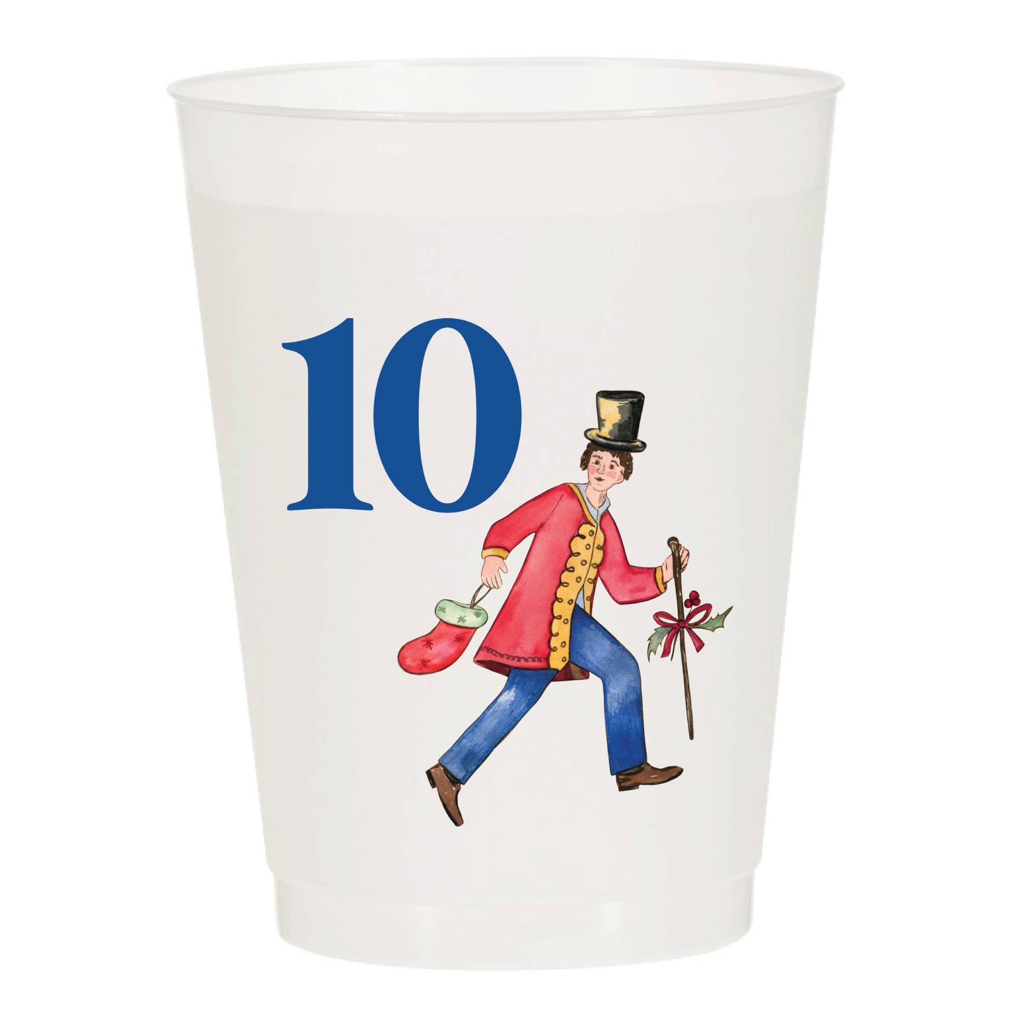 12 Days of Christmas Frosted Cups