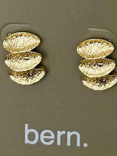 MINI - Three-Stack Stud (gold)