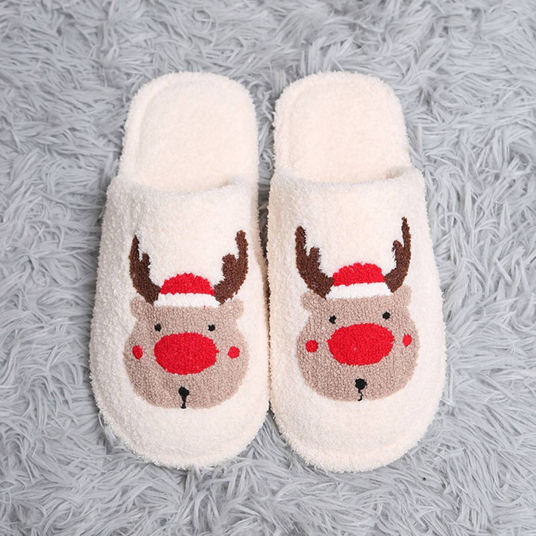 Luxury Soft Christmas Theme Slippers