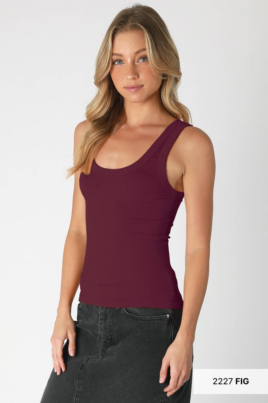 Reversible Ribbed Tank Top