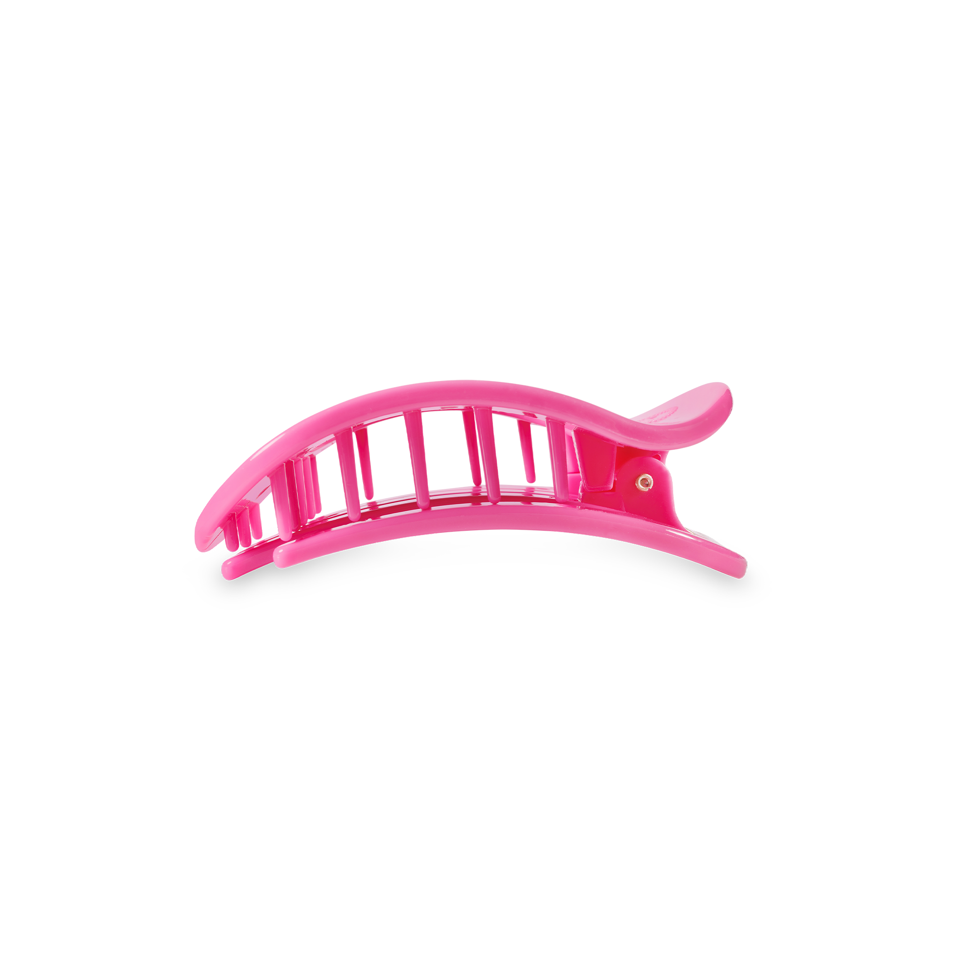 Paradise Pink Small Flat Round Hair Clip