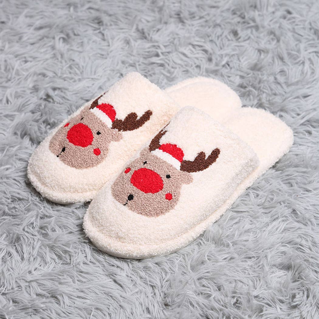 Luxury Soft Christmas Theme Slippers