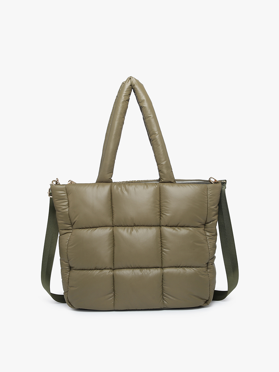 Kiersten Puffer Hobo w/ Strap