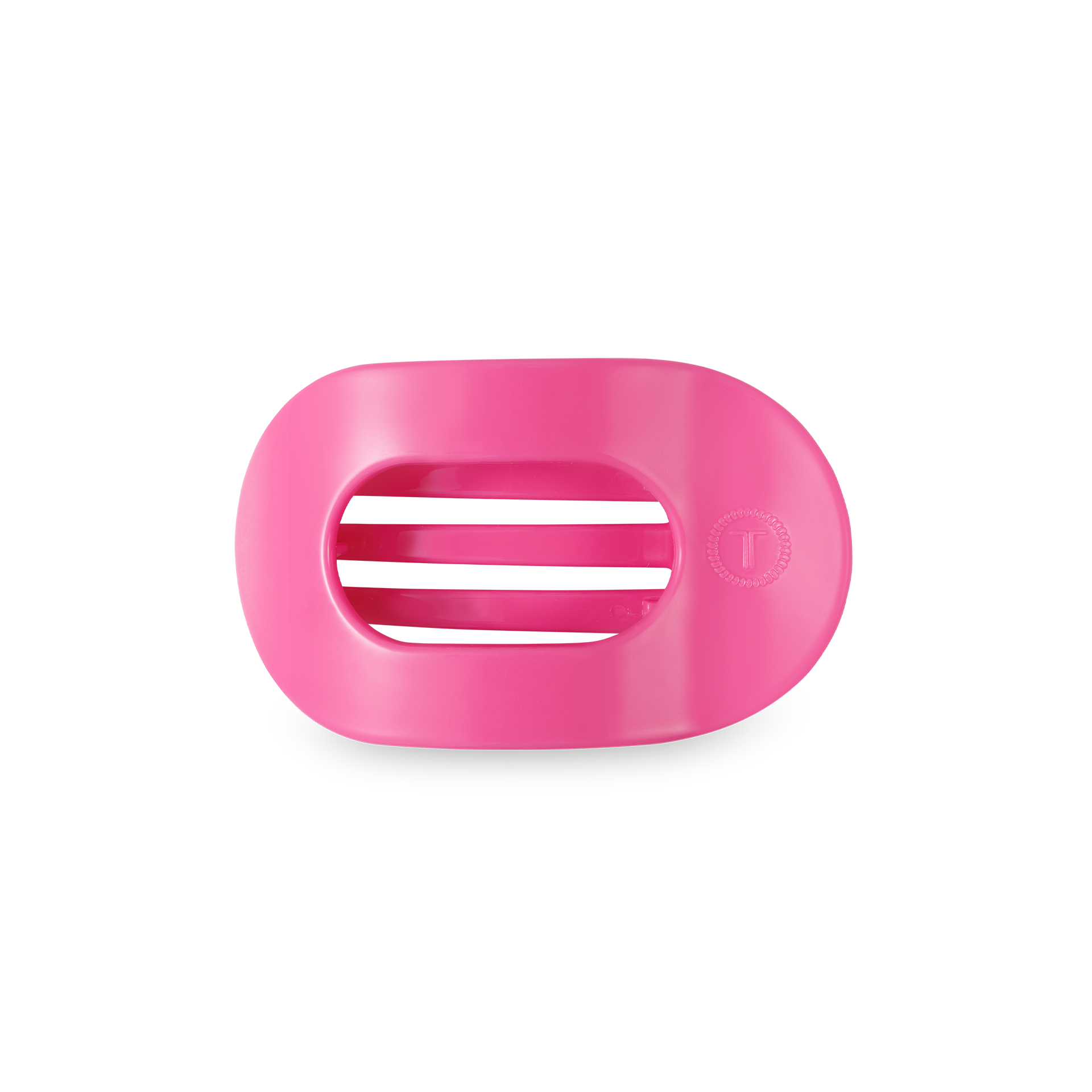 Paradise Pink Small Flat Round Hair Clip