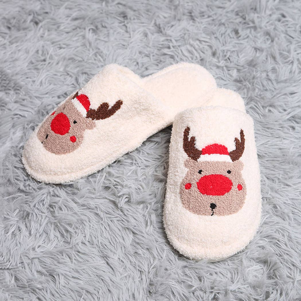 Luxury Soft Christmas Theme Slippers