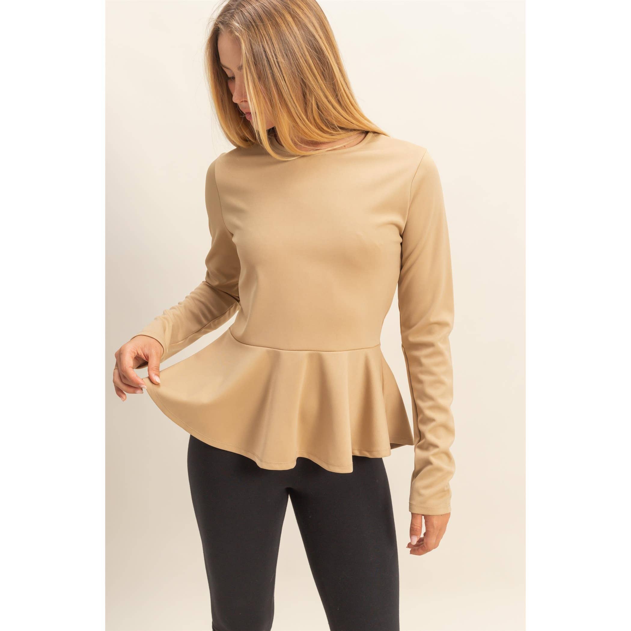 Taylor Peplum Top