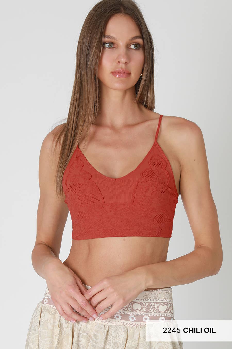 Lace Embroidered Bralette