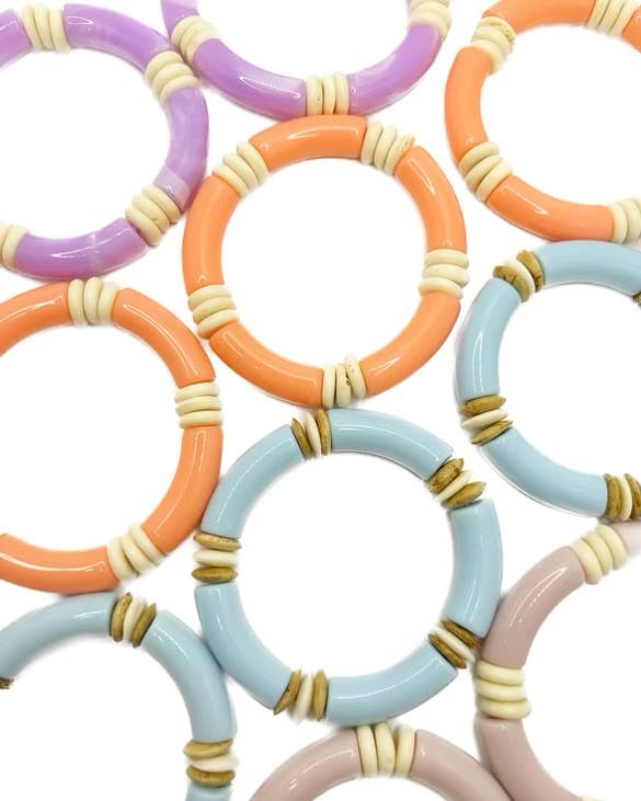 SPECIALITY - Acrylic Tube Bracelets (assorted) BR100