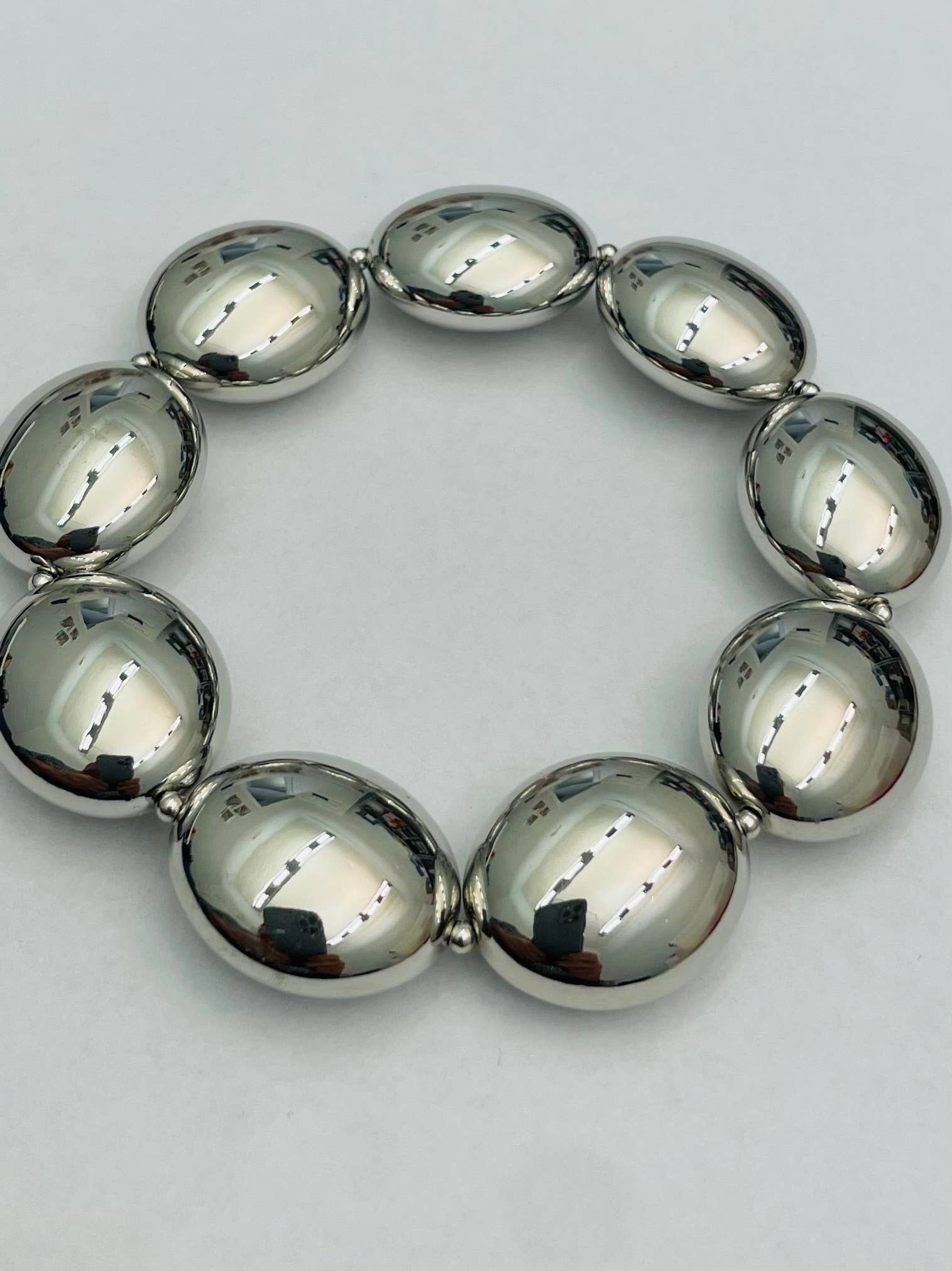 SILVER - 3D Teardrop Bracelet