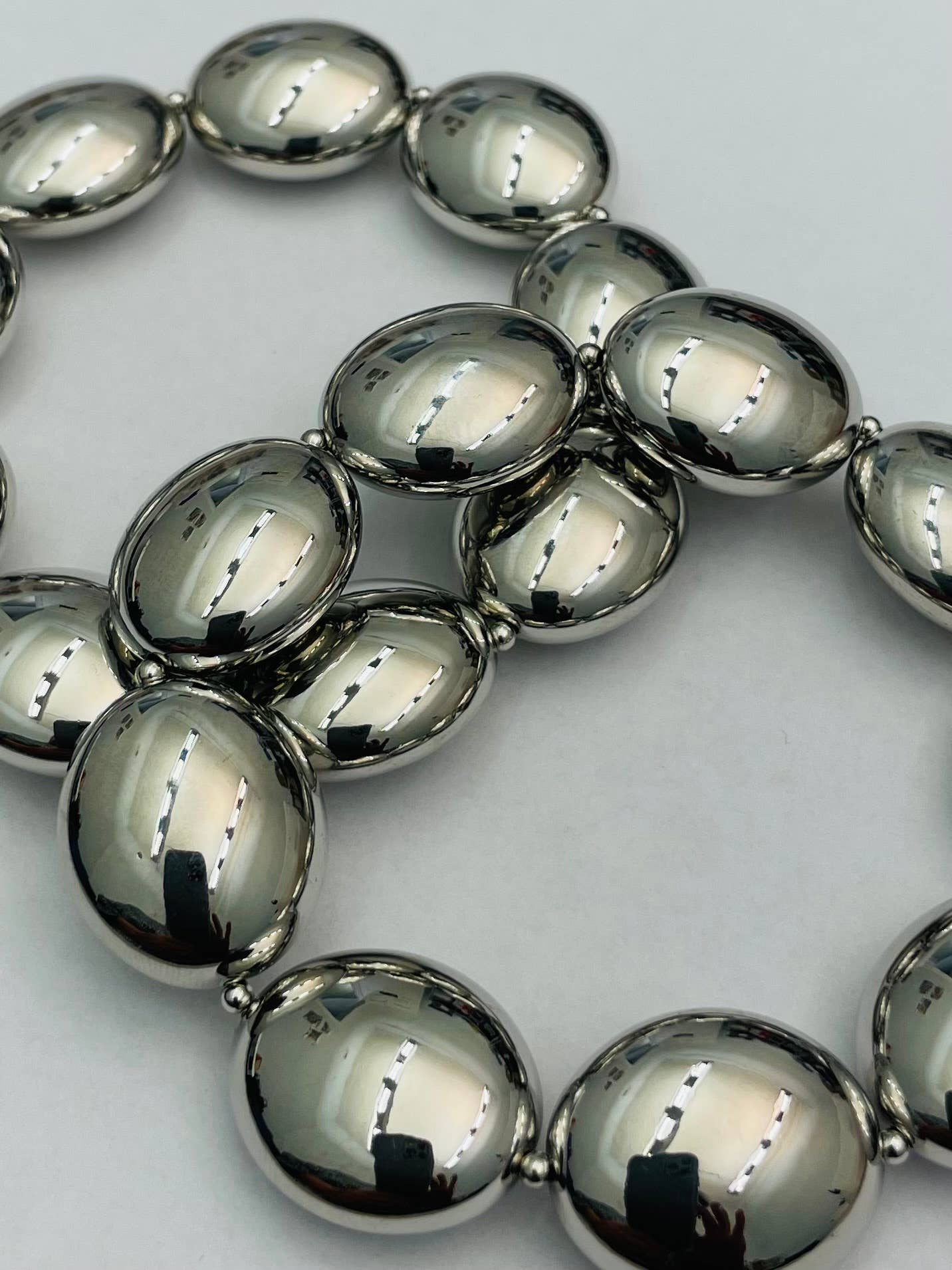 SILVER - 3D Teardrop Bracelet